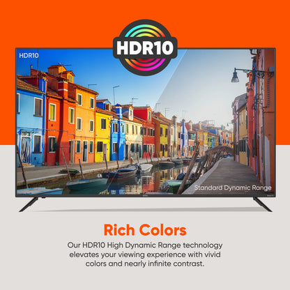 55” Class 4K UHD (2160P) LED Roku Smart Television HDR (100012586)