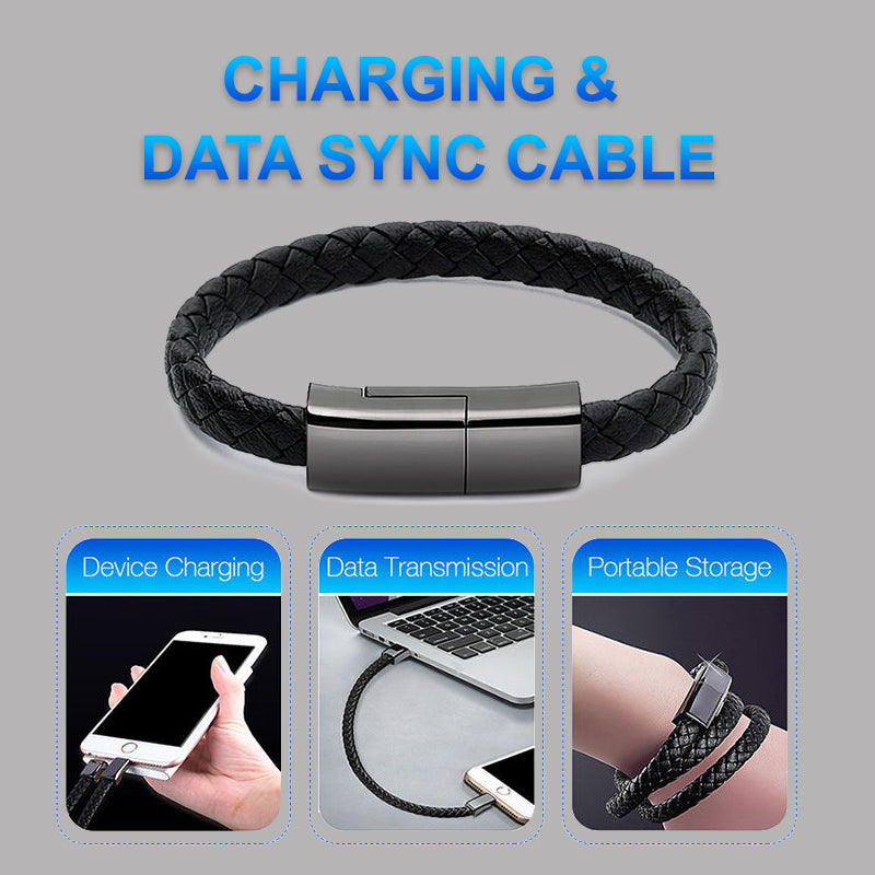 USB Charging Cable and Data Transfer Cord for iPhone 14/13 Max - Compatible USB-C and Micro Cable