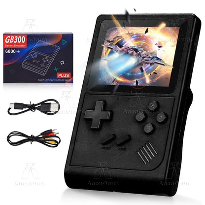 3.0 Inch Portable Video Game Console Built-In 6000 Games 7 Emulator Children Handheld Game Players Kids Mini Retro Game Machine