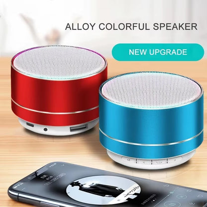 A10 Wireless Bluetooth Speaker Outdoor Portable Mini Speakers with Led Lights Support Tf U-Disk Speaker Bluetooth