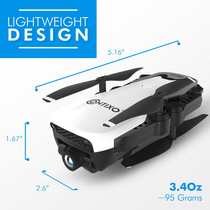 Drone with 1080P HD Camera, Foldable Design, Altitude Hold, 2.4Ghz