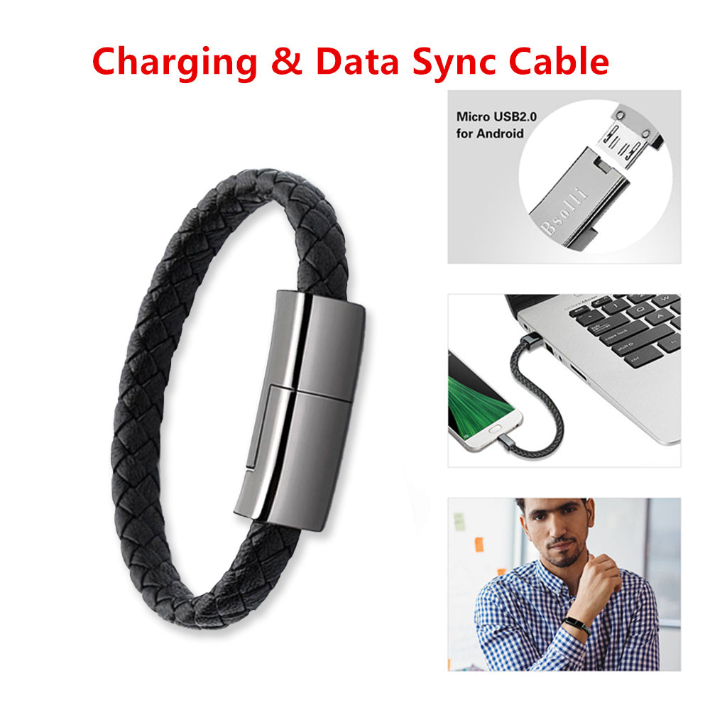 USB Charging Cable and Data Transfer Cord for iPhone 14/13 Max - Compatible USB-C and Micro Cable